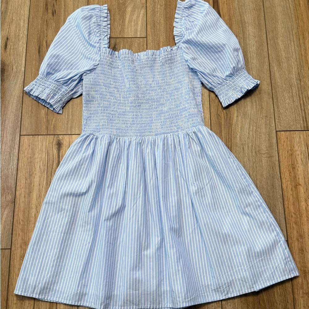 NWT Blue Striped Dress